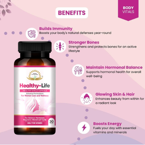 Healthy Life Capsule - Complete Care for Women, Backed by the Wisdom of Qasmi Ayurveda - Image 5